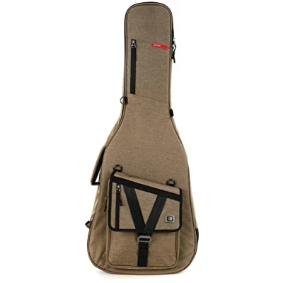 Imagen de Gator Cases Transit Estuche para guitarra acústica serie con exterior color canela (GT ACOUSTIC TAN)