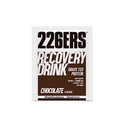 Imagen de 226ERS Recovery Drink Monodosis Recuperador Muscular con Proteína Whey, Creatina, Hidratos, Triglicéridos y L Arginina, Sin Gluten, Chocolate 1 x 50 gr