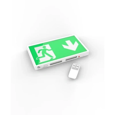 Imagen de LATRANS IP 20 LED de emergencia y red, luz continua, lámpara emergencia, salida escape, montaje en pared
