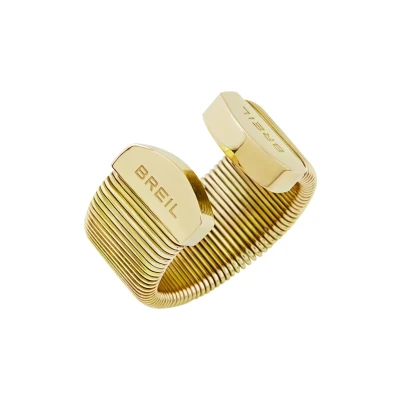 Imagen de Breil Stylize women&#039;s golden ring TJ3559 316L steel size. 14