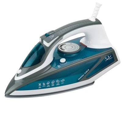 Imagen de Jata PL619C Plancha de Vapor Verámica Suela Cerámica Extragrande Vertical con Autolimpieza Antigoteo Antical Permanente 20 30 g/min Depósito 450 ml 2600 W