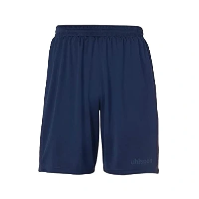 Imagen de Uhlsport Performance Shorts Pantalones Cortos Deportivos, para Hombres, Deporte, Fútbol, Fitness, Senderismo, Ciclismo, Running, 100% Poliéster Reciclado Tamaño 116, Azul Marino