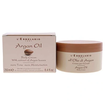 Imagen de L&#039;Erbolario, Crema Corporal de Aceite Argán, Tratamiento Nutritivo y Reafirmante, Hidratante para Pieles Secas, Perfumada, Formato 250 ml