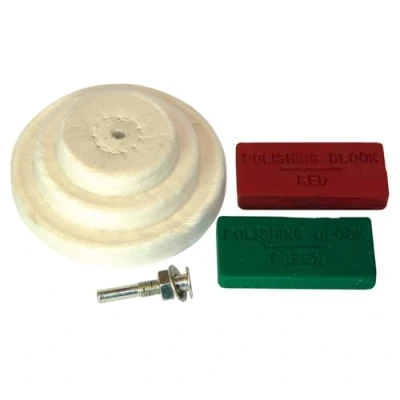 Imagen de Silverline Tools 153203 Juego de Accesorios para Pulido, 50, 75, 100 mm, Caja 6
