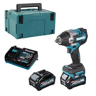 Imagen de Makita TW007GM201 Atornillador de impacto inalámbrico (40 V, 4,0 Ah, 2 baterías y cargador)