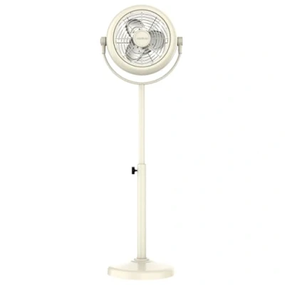Imagen de Cecotec Ventilador de Pie Retro EnergySilence 250 ClassicStyle Beige. 25W, Diámetro 10&quot;, 3 Aspas Aerodinámicas, Inclinación Ajustable, 2 Velocidades, Diseño Elegante Color Beige