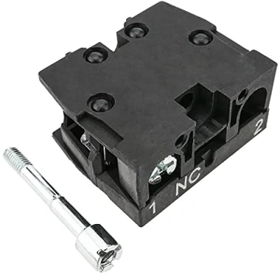 Imagen de BeMatik Bloque de contactos ZB2 BE102 normalmente cerrado NC 400V 10A