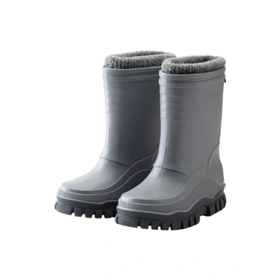 Imagen de Sterntaler Botas de Goma Unisex para niños con Interior extraíble, Lluvia, Gris Medio, 25 EU