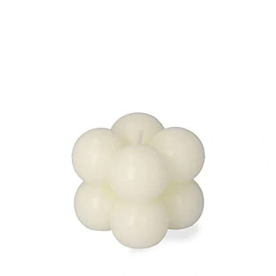Imagen de HOMLA vela de burbuja crudo 6x6x6 forma interesante pequeña inodora