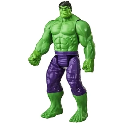 Imagen de Avengers Figura de acción Lujo Hulk Marvel Titan Hero Series Blast Gear, Juguete 30 cm, para niños a Partir 4 años, Multicolor