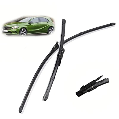 Imagen de Escobillas de limpiaparabrisas Delanteras LHD 24&quot; y 19&quot; para Parabrisas Coche, Ventana Delantera Mercedes Benz Clase A A160 A180 A200 A250 A45 W176