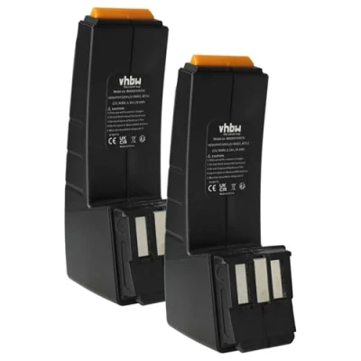 Imagen de vhbw 2X batería Compatible con Festo/Festool CDD12FX, CDD12ESC, CDD12ES, CDD12MH, Herramienta eléctricas (3300 mAh, NiMH, 12 V)