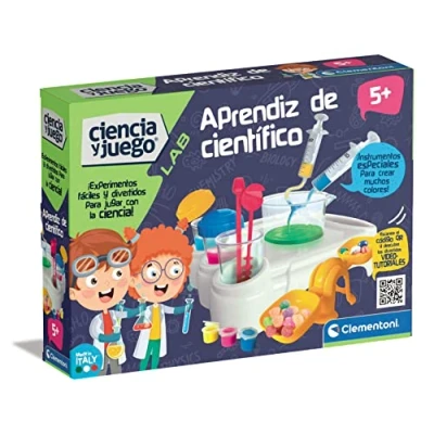 Imagen de Clementoni, Ciencia Junior, Aprendices de científico, Juego Educativo Ciencias, Taller experimentos, Juguete niños 5 años, en español (55491)