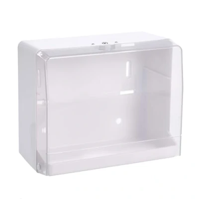 Imagen de Amazon Basics Dispensador de papel, compatible con pliegue en V, Transparente, 25 x 20 cm (Anteriormente Marca AmazonCommercial)