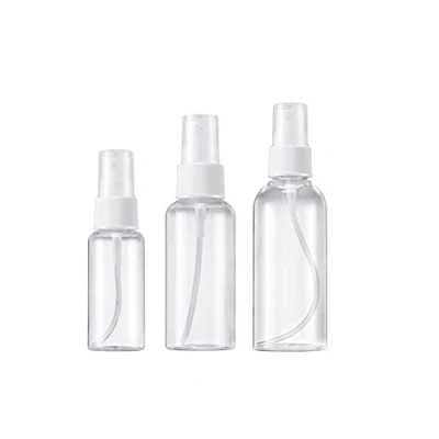 Imagen de Pulverizador 3PCS Spray Botella Transparente Plástico Atomizador Rellenables 30ml 60ml 80ml Viaje Conjunto de Botellass Bottle para Perfume aceites esenciales