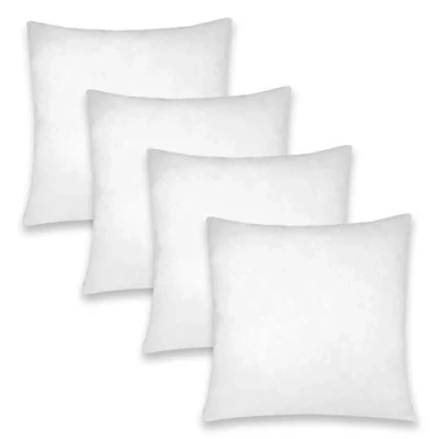 Imagen de MERCURY TEXTIL Relleno de Cojin Super Suave Mullido, Antialergico, Fibra Hueca Alta recuperacion, para Cualquier Tipos Fundas (4, 60X60 CM)
