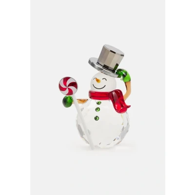 Imagen de Swarovski Holiday Cheers Muñeco de Nieve Dulcis, Detalles Verdes, Rojos y Metálicos