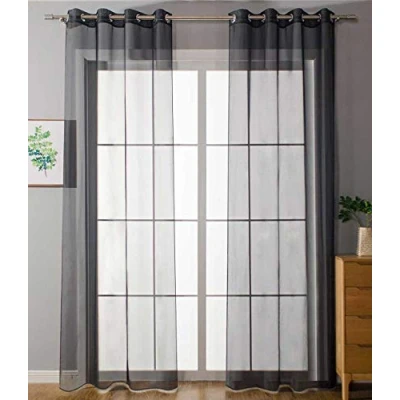 Imagen de 20332 cn2 Uni Juego de 2 Cortinas con Ojales (175 x 140 cm), Color Naranja