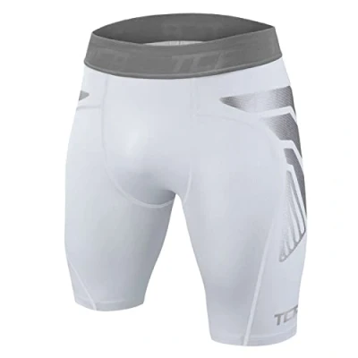 Imagen de TCA Pantalones Cortos CarbonForce Pro de Compresión para Hombre Blanco, M
