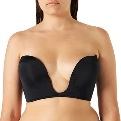 Imagen de Wonderbra Perfect DEEP Plunge Sujetador sin tirantes/multiescote, Mujer, Talla: 85A, Schwarz