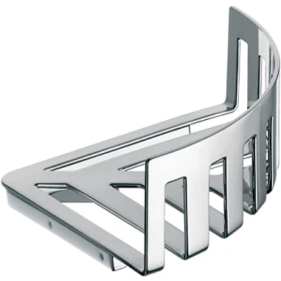 Imagen de Emco Cesta de Ducha System 2 354500133 Estantería esquinera (cromada, 180 mm, para Montaje en Pared), Metal, Acero_Inoxidable, Talla única
