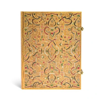 Imagen de Gold Inlay Ultra Lined Hardcover Journal: