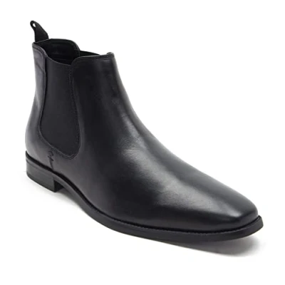 Imagen de Thomas Crick Addison, Botas Estilo Chelsea Hombre, Black, 42 EU