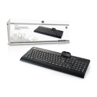Imagen de Teclado Con Lector De Tarjetas Inteligentes Conceptronic Ckbesmartid Compatible Dnie 3.0