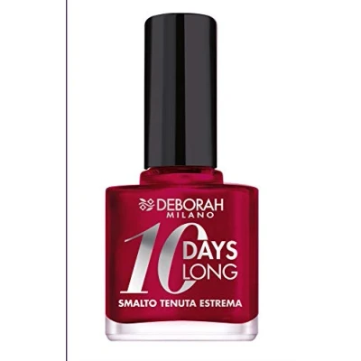Imagen de Deborah Esmalte 10 Days Long N.897 Fire Heart, duración hasta días sin retoques ni lámpara UV, para uñas nutridas y luminosas