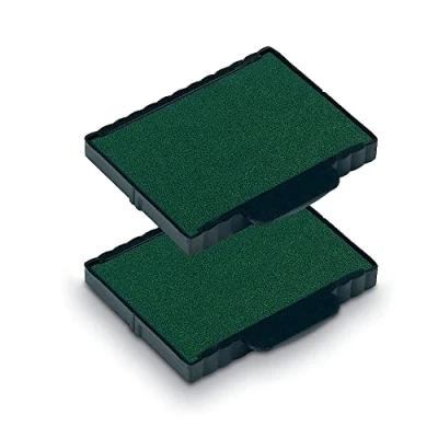Imagen de Almohadilla de Tinta Trodat 6/57 para Sellos Autoentintables Professional 5207 y 5470 Recambio, Verde, blíster 2u.