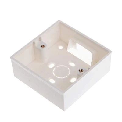 Imagen de fatteryu Caja de conexiones PVC 86 x pulgadas, montaje en pared, para base enchufe interruptor