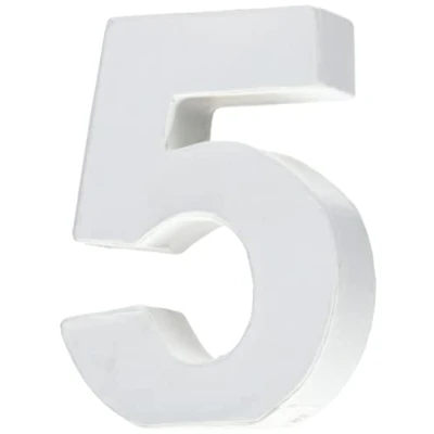 Imagen de GLOREX Número 5 FSC Mix Blanco 10 x 7 3,5 cm