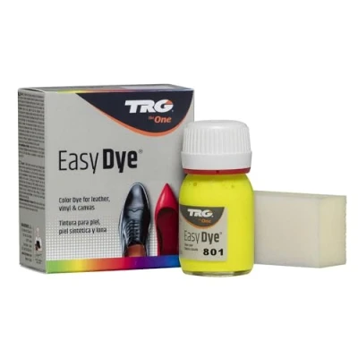 Imagen de TRG The One Easy Dye, Pintura para restaurar el color del zapatos de cuero, Amarillo (801 fluorescente), 25 ml