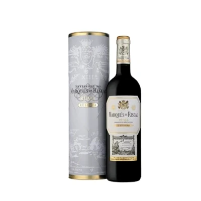 Imagen de Marques de Riscal Vino Tinto Reserva Denominación Origen Calificada Rioja, Variedad Tempranillo, 24 Meses en barrica, Botella Mágnum con cánister 1,5 L