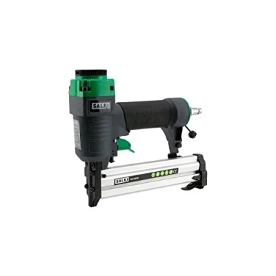 Imagen de SALKI CSK BG90 Clavadora/Grapadora Neumática Pistola de Clavos y Grapadora Neumática, Perfecta para Carpintería, Ebanistería Bricolaje. Grapas compatibles