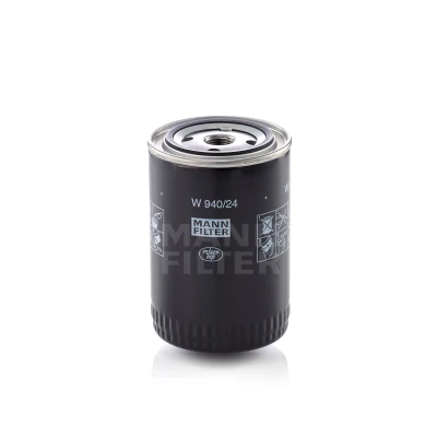 Imagen de MANN FILTER W 940/24 Filtro de aceite 3/4 16 UNF con válvula bloqueo retorno enroscable LAND ROVER: Range Rover 1, ALFA ROMEO: 75, 164