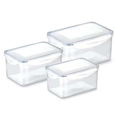 Imagen de Tescoma Juego de 3 recipientes para Alimentos hondos, 0.9/1.6/2.4 l