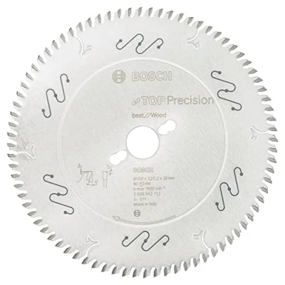 Imagen de Bosch 2 608 642 113 Hoja de sierra circular Top Precision Best for Wood 250 x 30 3,2 mm, 80 (pack 1)
