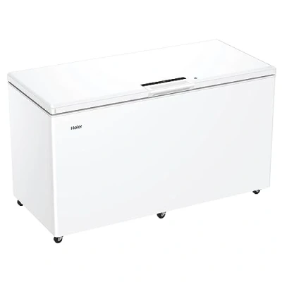 Imagen de Haier Chest Series 7 HCE520E, Arcon Congelador Horizontal, 508 L, Ancho 154.5 cm, Función Fast Freeze, 3 Cestos Metálicos, Display Digital, Interior de Aluminio Texturizado, Tirador Exterior, Blanco