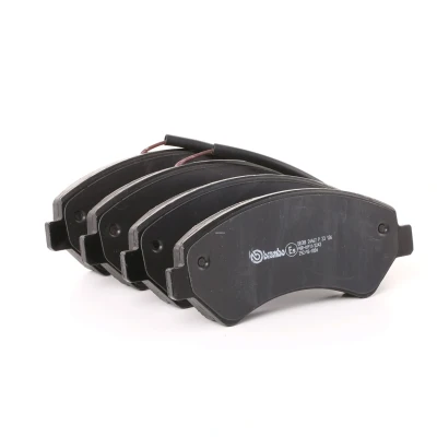 Imagen de BREMBO P 23 136 Juego de pastillas freno con contacto avisador desgaste tornillos pinza accesorios norauto, oscaro, mister auto