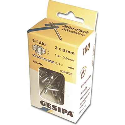 Imagen de Gesipa 0007693540406 Remache Ciego, 4 x 6 mm