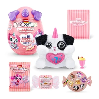 Imagen de Rainbocorns Puppycorn Scent Surprise, Dalmatian, by ZURU Surprise Unboxing Soft Toy, Scented Puppy Plush for Girls (Dalmatian)