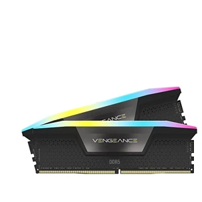 Imagen de Corsair VENGEANCE RGB DDR5 32GB (2x16GB) 7000MHz C34 Kit de Memoria Optimizada Intel Para Equipos Sobremesa Iluminación Dinámica Diez Zonas Perfiles Intel® XMP 3.0 Personalizados Negro