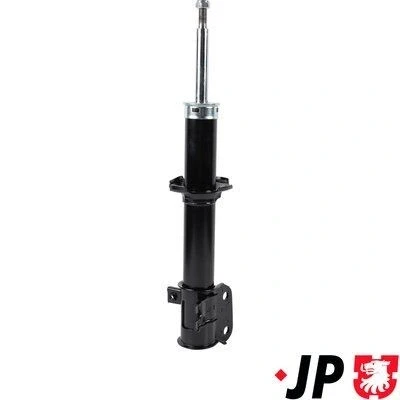 Imagen de JP GROUP 1242104070 amortiguador Eje delantero, izquierda Presión de gas Bitubular Columna Espiga arriba OPEL: Agila A