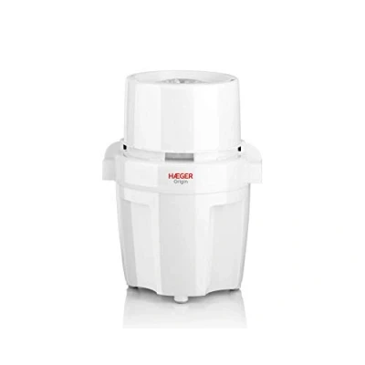 Imagen de HAEGER Origin picadora con 500W de Potencia, Funcionamiento por presión en la Tapa, Capacidad óptima 200g, Cuchilla Desmontable INOX, pies Anti deslizantes + espátula