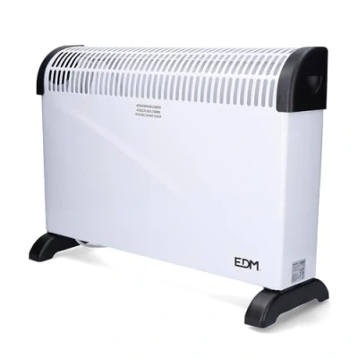 Imagen de EDM 07134 Convector de Aire Modelo Turbo, 2000W, Multicolor, 3600 W, 1 Liter, 44 Decibelios, Polyester, Neutro