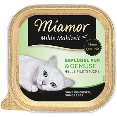 Imagen de Miamor Comida Suave Aves de Corral Puro y Verduras 16 x 100 g