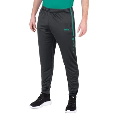 Imagen de JAKO Pantalones de chándal para Hombre Active, Hombre, Deportivos, 8495, Antracita/Turquesa, Small