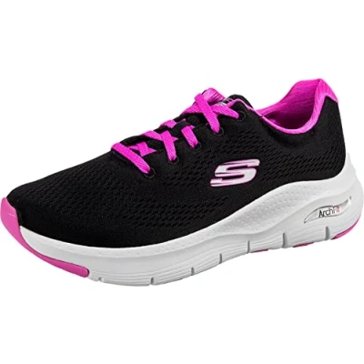 Imagen de Skechers Arch FIT, Zapatillas Mujer, Black/Light Pink, 38 EU