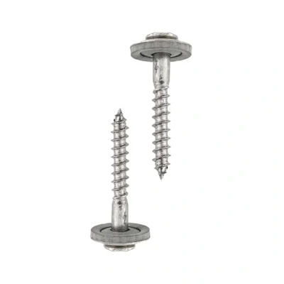 Imagen de HELPMATE tornillos de fontanería 4,5 x 25 mm, 50 unidades, DIN 7995, acero inoxidable A2, T20, para techador, cabeza alomada, con arandela disco y sellado EPDM,